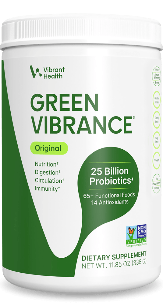 Green Vibrance product packaging